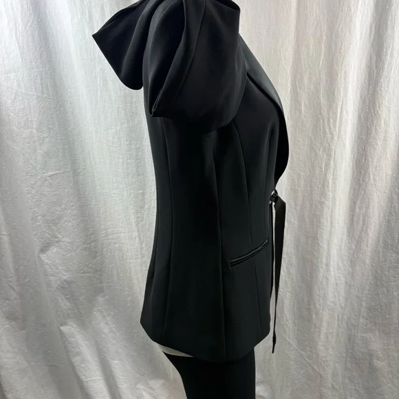 Marc Cain Elegant Black Blazer with Tie Detail US 8 - Picture 5 of 10